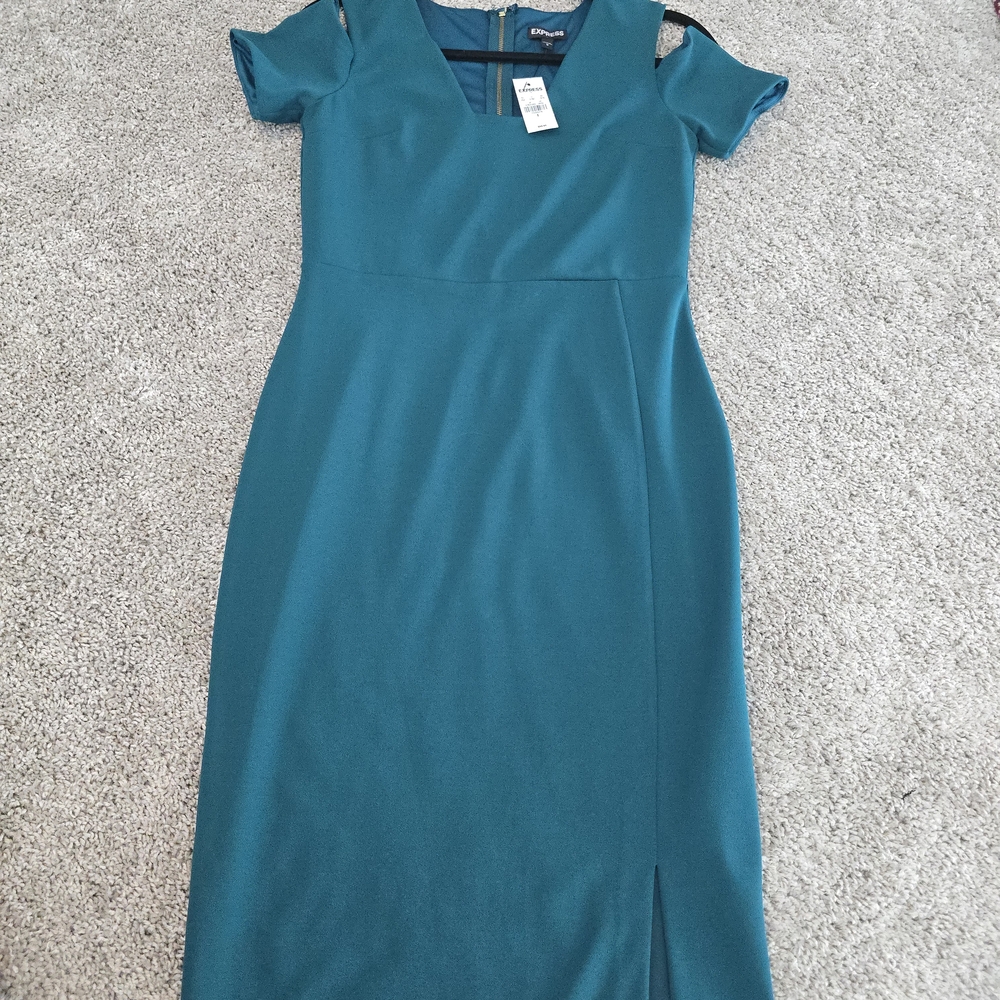 Express Teal Dress